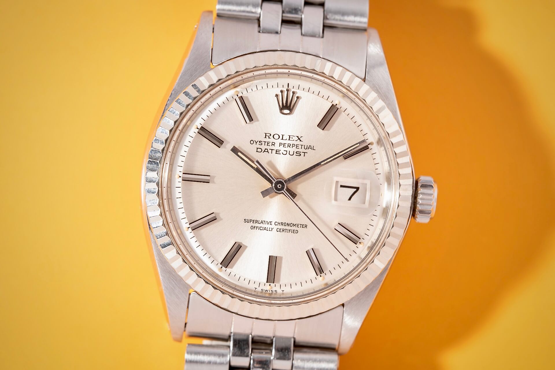 1601 Datejust Silver Sunburst