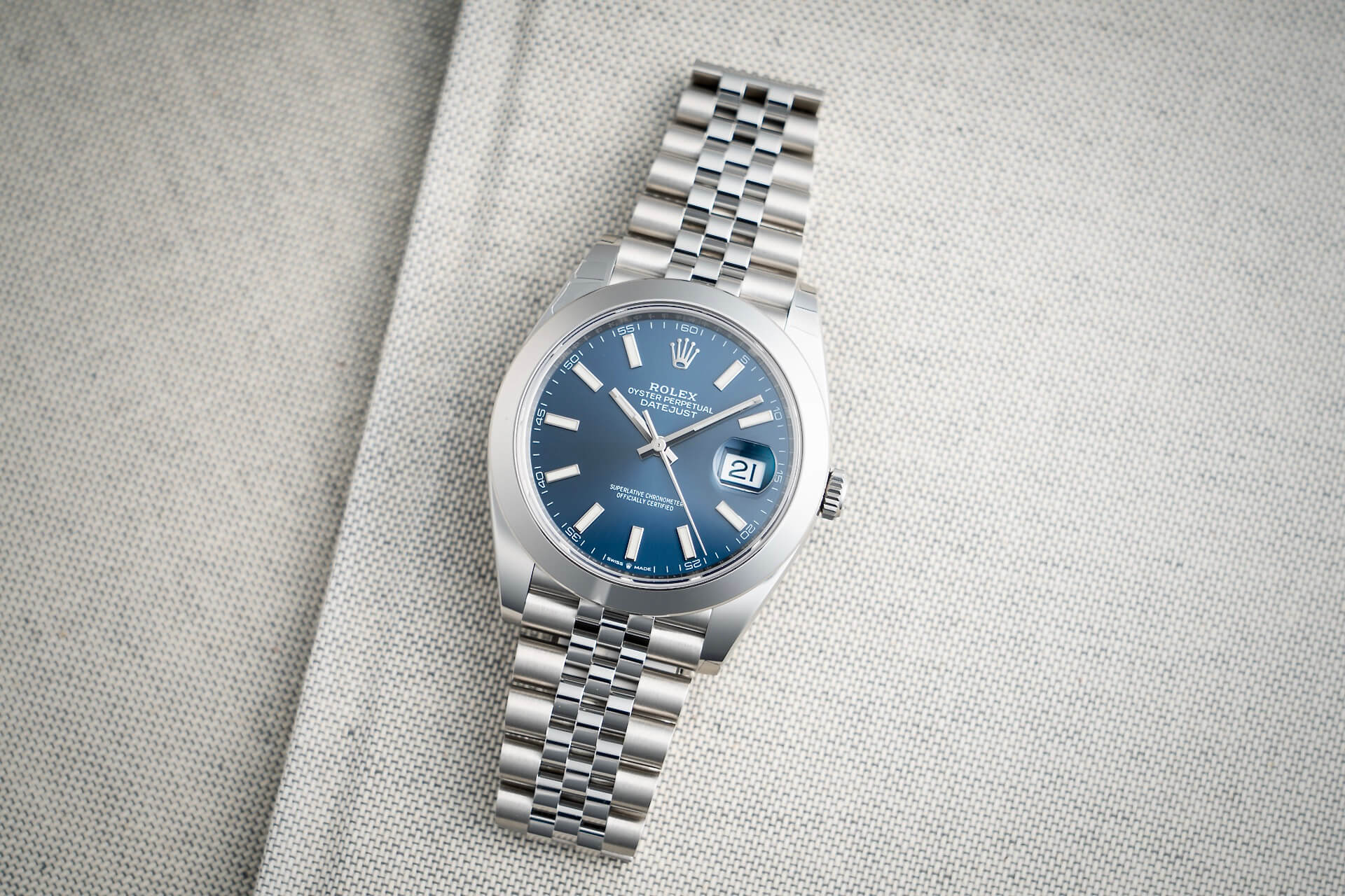 Rolex Datejust Sunray Blue | WatchWorks Haarlem