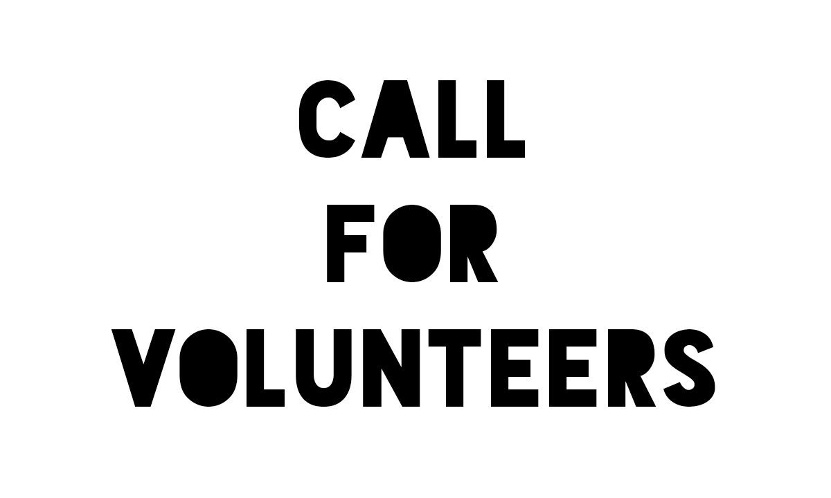 call for volunteers