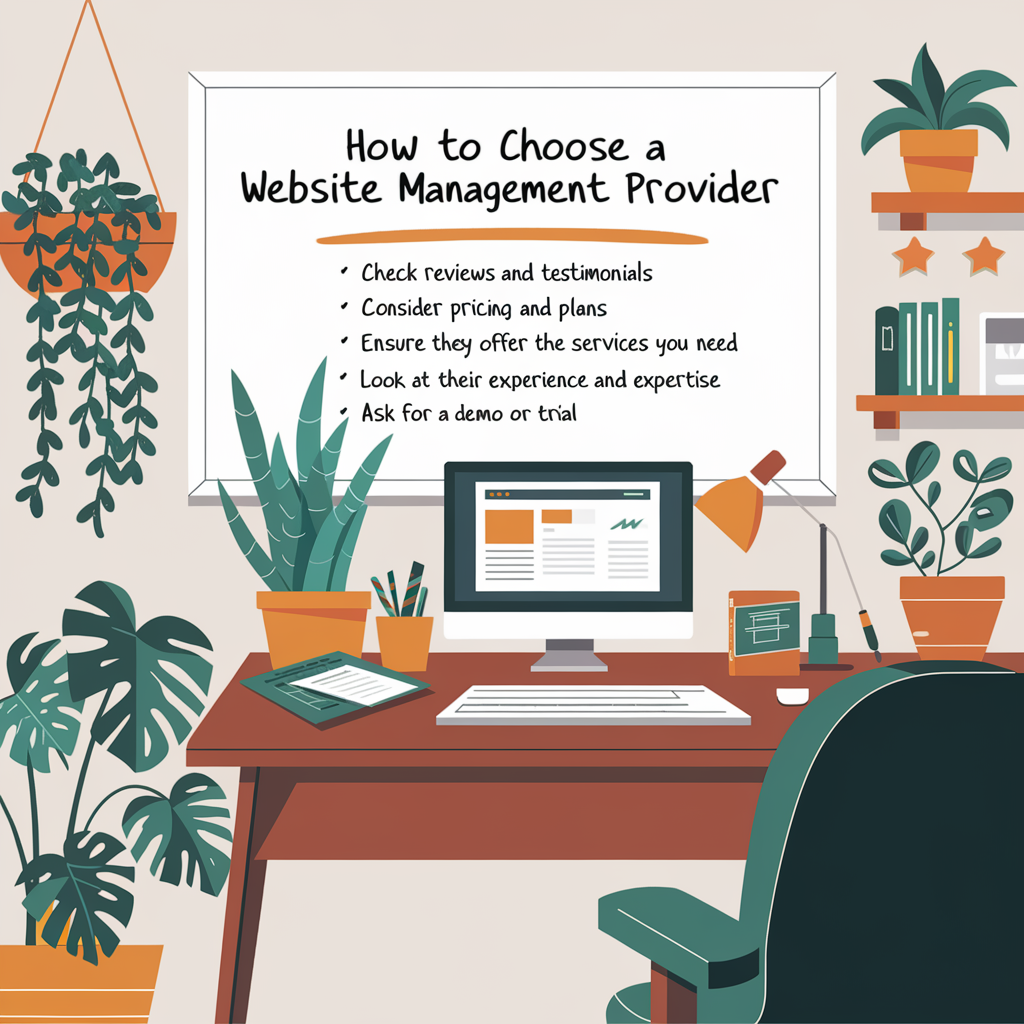 how to choose a website managment provider