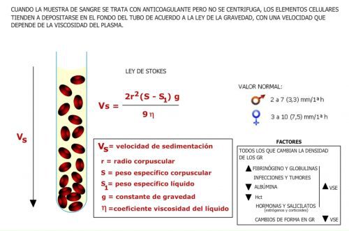 Modificadores de la velocidad de sedimentación