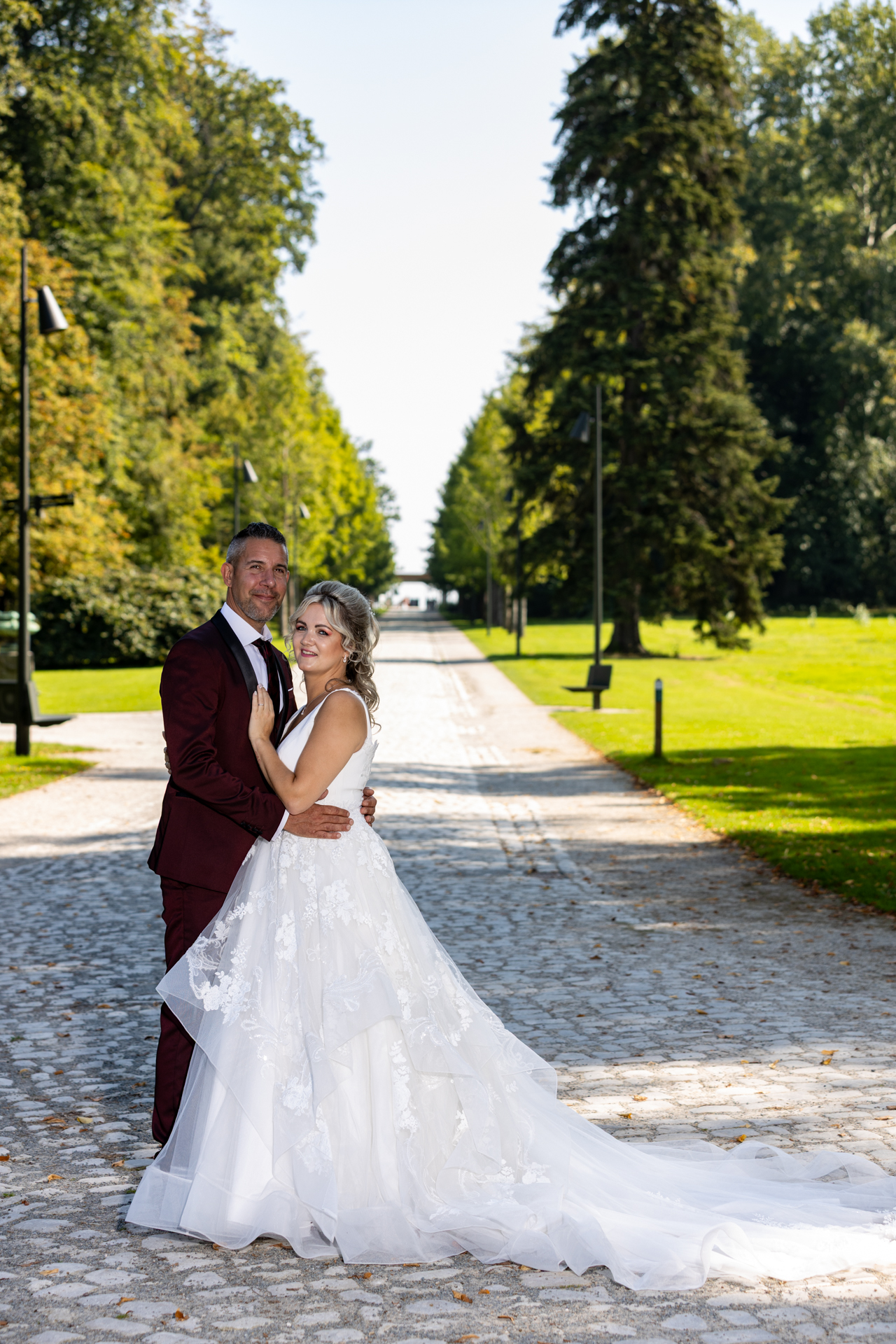 Huwelijksfotografie in Meise Nationale plantentuin Meise
