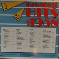 Various – Greatest Hits Of 1958 No.3.