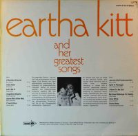Eartha Kitt – And Her Greatest Songs.