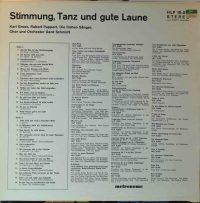 Karl Gross, Robert Pappert, Die Frohen Sänger, Chor Und Orchester Gerd Schmidt – Stimmung, Tanz Und Gute Laune.