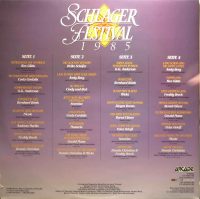 Various – Schlager Festival 1985.