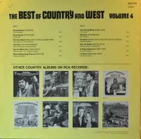 Various – The Best Of Country And West Volume 4.