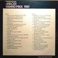 Various – International Melodi Grand Prix 1989.