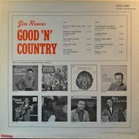 Jim Reeves – Good ‘N’ Country.