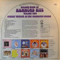 Johnny Patrick At The Hammond Organ – Golden Hour Of Hammond Hits – Volume Two.