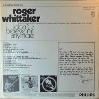 Roger Whittaker – I Don’t Believe In If Anymore.