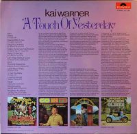 Kai Warner – A touch of yesterday.