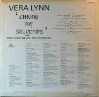 Vera Lynn With Tony Osborne And His Orchestra – Among My Souvenirs.