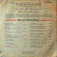 Alfred Hause Og Hans Orkester – Da Far Og Mor Var Unge – En Buket Af Uforglemmelige Melodier.