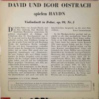 David Und Igor Oistrach Spielen Haydn – Violinduett In B-Dur.