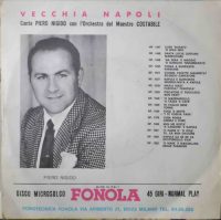 Piero Nigido, Orchestra M. Costabile – Vecchia Napoli.