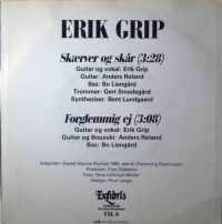 Erik Grip – Skærver Og Skår / Forglemmig Ej.