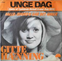 Gitte Hænning – Unge Dag / Hallo Hvord’n Går Det Anker.