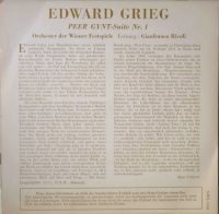 Grieg – Orchester Der Wiener Festspiele, Gianfranco Rivoli – Peer Gynt.