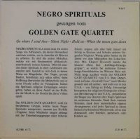 Golden Gate Quartet – Negro Spirituals.
