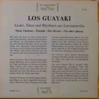 Los Guayaki – Lieder, Tänze Und Rhythmen Aus Lateinamerika.