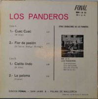 Los Panderos – Cuac Cuac / Flor De Pasión / Cielito Lindo / La Paloma.