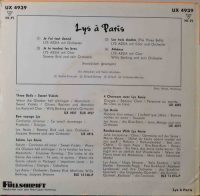 Lys Assia – Lys in Paris.