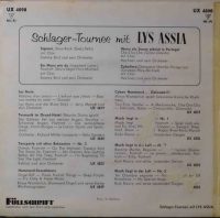 Lys Assia – Schlager-Tournee Mit Lys Assia.