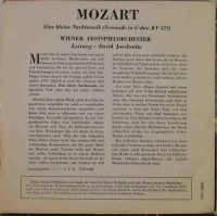 Mozart, Das Wiener Festspielorchester, David Josefowitz – Eine Kleine Nachtmusik.