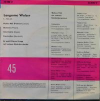 Orchester Simon Krapp – Lgs. Walzer 1.Folge.