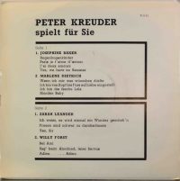 Peter Kreuder – Spielt Für Sie.