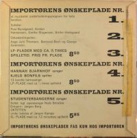 Poul Bundgaard – Importørens ønskeplade nr. 6.