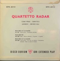 Quartetto Radar – Come Prima EP.