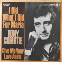 Tony Christie – I Did What I Did For Maria.