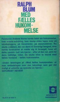 Ralph Blum – Med fælles hukommelse.