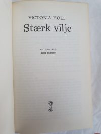 Victoria Holt – Stærk vilje.