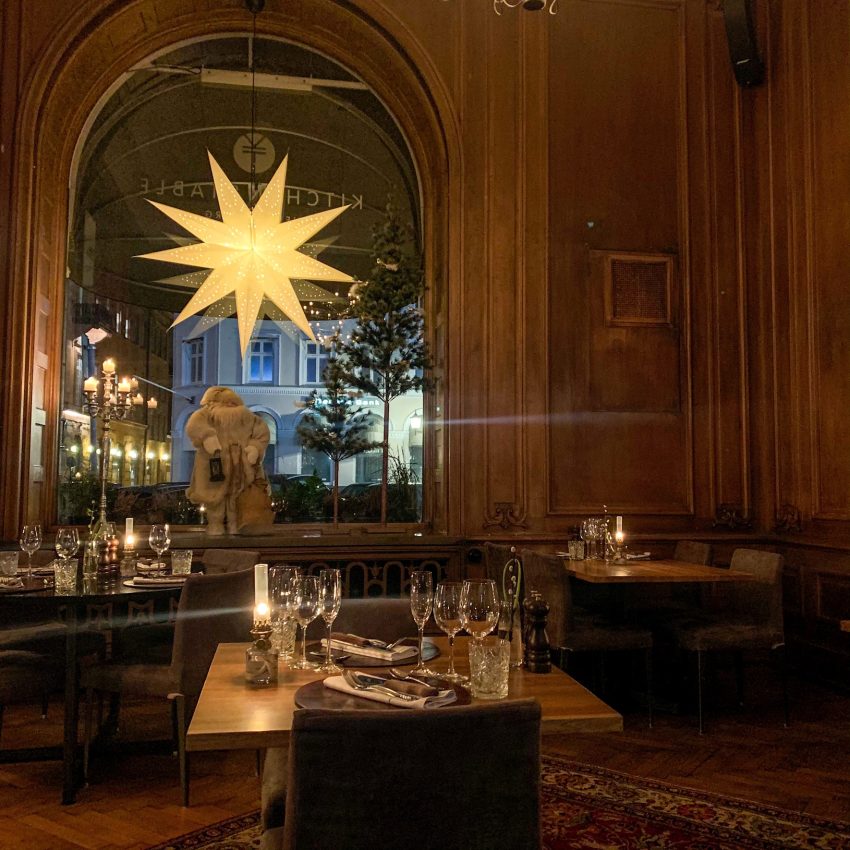 Dinner table at Clarion Grand Helsingborg