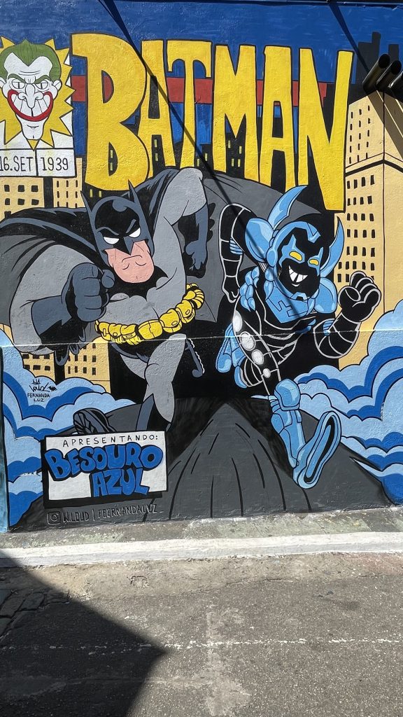 One of several Batman Paintings in Batman Alley
