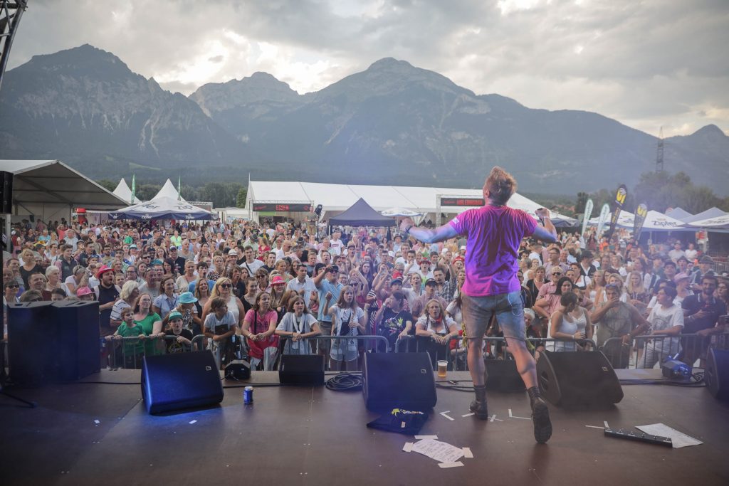 Matty Valentino live - Auftritt bei JUZIopenair