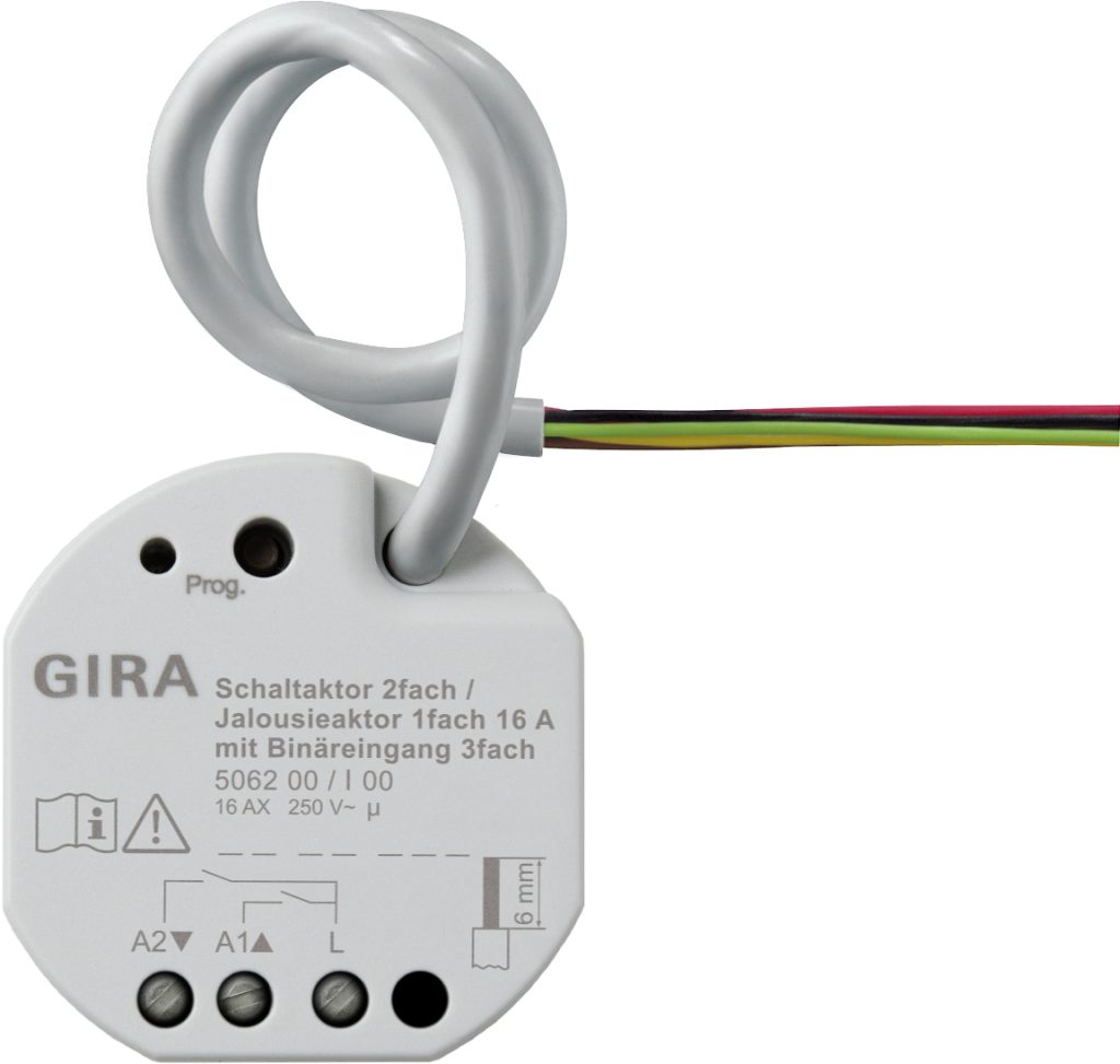 Neue KNX Unterputz-Aktoren von Gira: Kompakte Kraftpakete neu im Sortiment 19 Neue Gira KNX UP Aktoren Schaltaktor 2fach