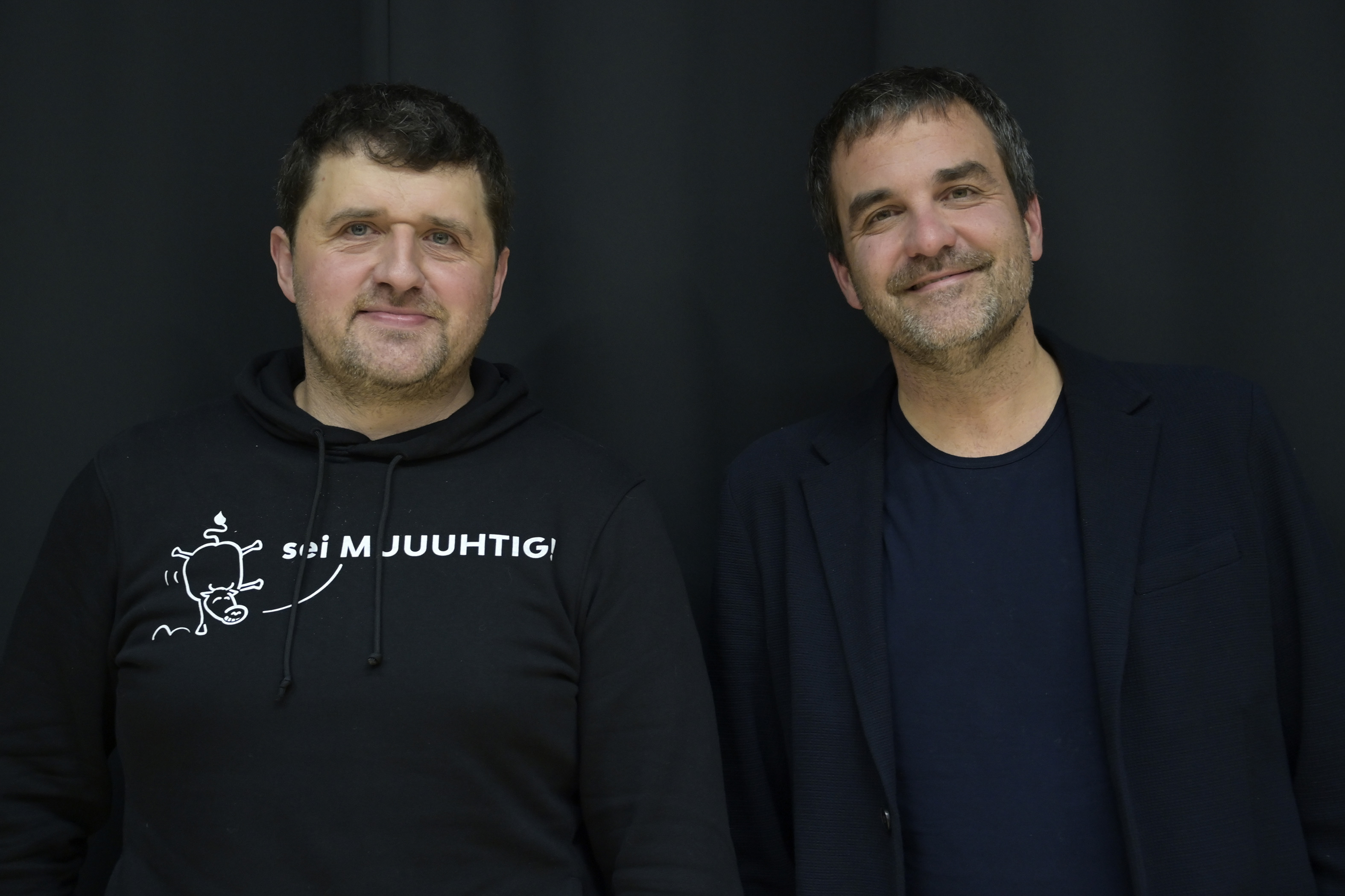 Bild zeigt Florian Klenk (rechts) und Christian Bachler, "Bauer und Bobo"