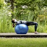 Park Igls woman training with gymnastics ball copyright park igls