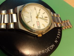 Watch Crystal Repair- Lorus watch with broken mineral crystal - watch repair by wellingtime