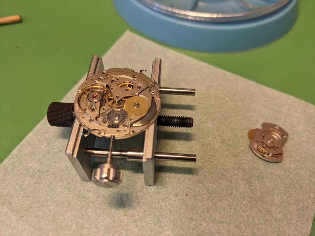 Oris TT1 Service - Assembling the movement