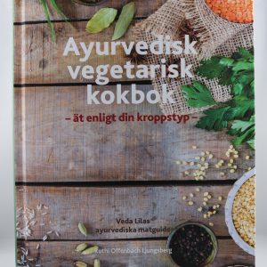 Ayurvedisk vegetarisk kokbok Wellness Ayurveda Halmstadmassören Halmstad Sverige Sweden svensk läsa bok