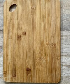 Bambus skjærefjøl - stor, håndtak i hjørne