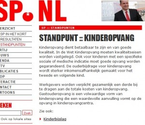 Screenshot standpunt SP per 05-09-2013