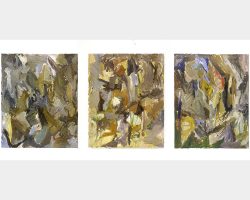 "11.06.2017 I, II, III", oil on canvas, 60x50cm, 2017