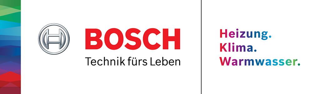 Das Standardlogo von Bosch - Technik fürs Leben, Heizung, Klima, Warmwasser