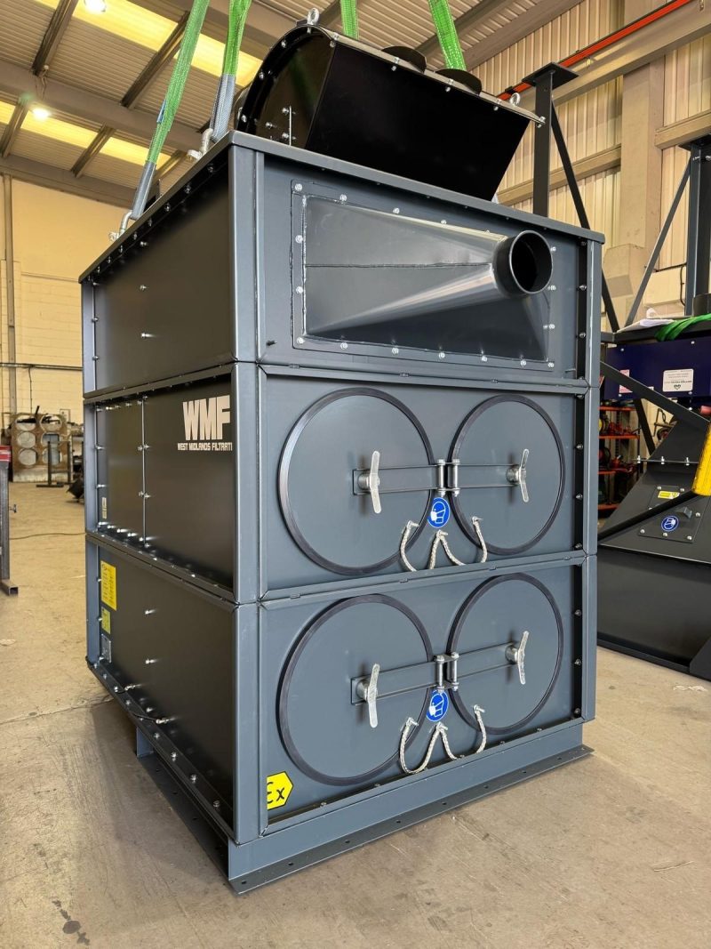 Titan Horizontal Dust Collector - West Midlands Filtration Ltd